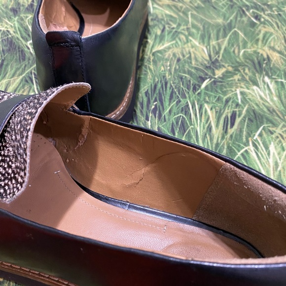 Clark Artisan Glick loafers / slip on Leather loafers/ Brown Size 8 - Picture 10 of 11